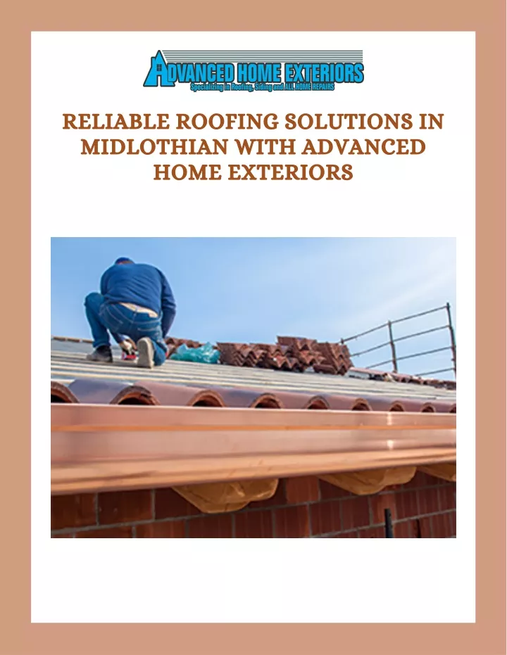 reliable roofing solutions in midlothian with