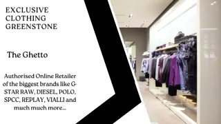 Exclusive Clothing Greenstone