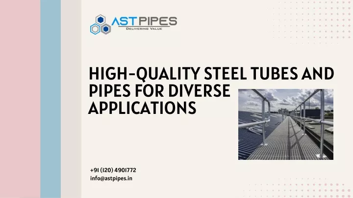 high quality steel tubes and pipes for diverse