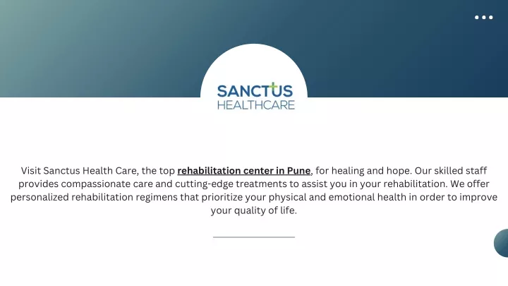 visit sanctus health care the top rehabilitation