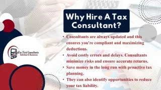 Hire The Best Tax Consultants Near Me