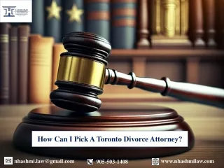 How Can I Pick A Toronto Divorce Attorney