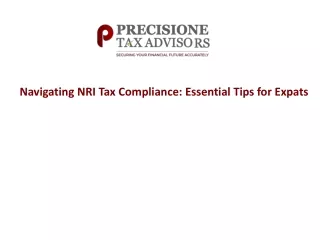 Navigating NRI Tax Compliance Essential Tips for Expats