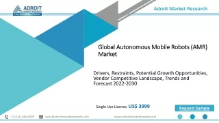 global autonomous mobile robots amr market