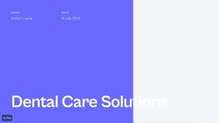 Dental Care Solutions