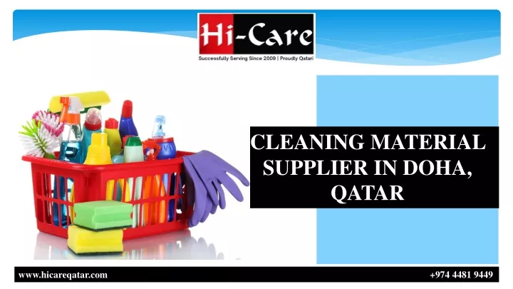 cleaning material supplier in doha qatar