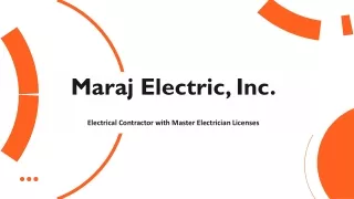 Maraj Electric, Inc. - Comprehensive Electrical Solutions Provider