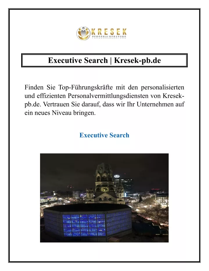 executive search kresek pb de