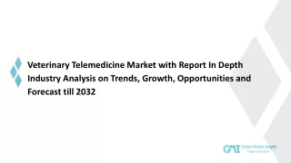 Veterinary Telemedicine Market Trends, Share, Analysis, and Forecast 2032