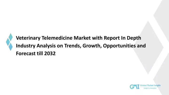 veterinary telemedicine market with report