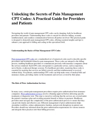 Unlocking the Secrets of Pain Management CPT Codes.A practical Guide .pdf