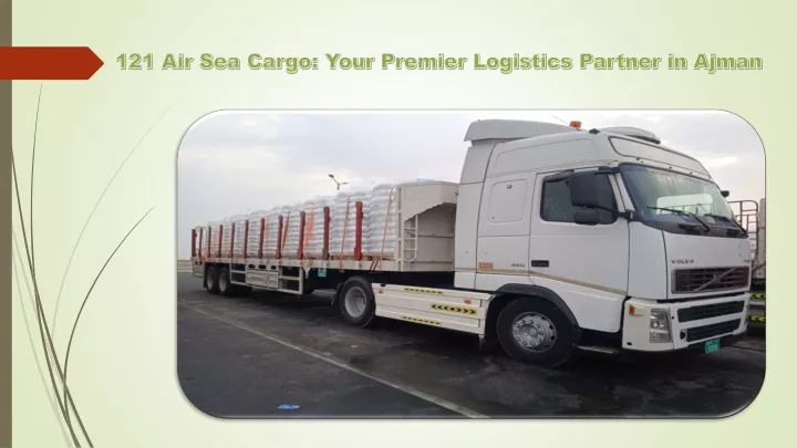 121 air sea cargo your premier logistics partner