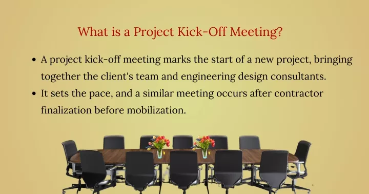 what is a project kick off meeting