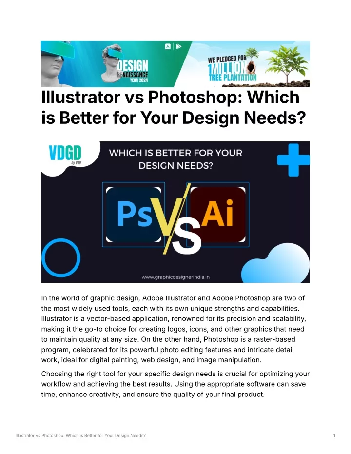 illustrator vs photoshop which is better for your