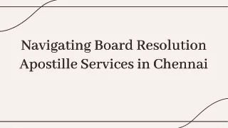 navigating board resolution apostille services