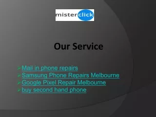 our service