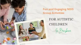 Best Fun and Engaging NDIS Group Activities For Autistic Children In Brisbane