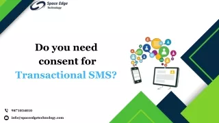 Consent Requirements for Transactional SMS