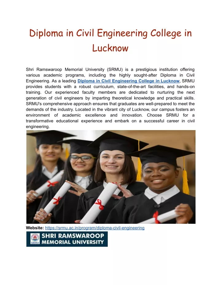 diploma in civil engineering college in lucknow