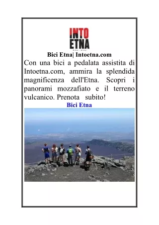 Bici Etna Intoetna.com