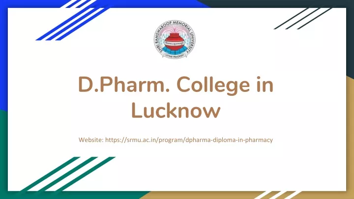 d pharm college in lucknow