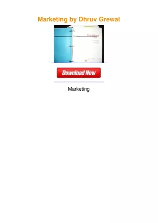 Marketing by Dhruv Grewal