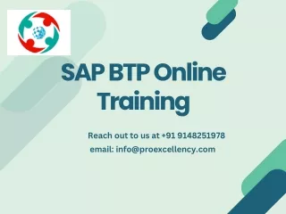 sap btp online training