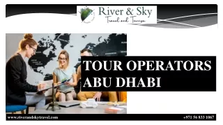 TOUR OPERATORS ABU DHABI