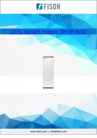 25 c upright freezer fm uf a102