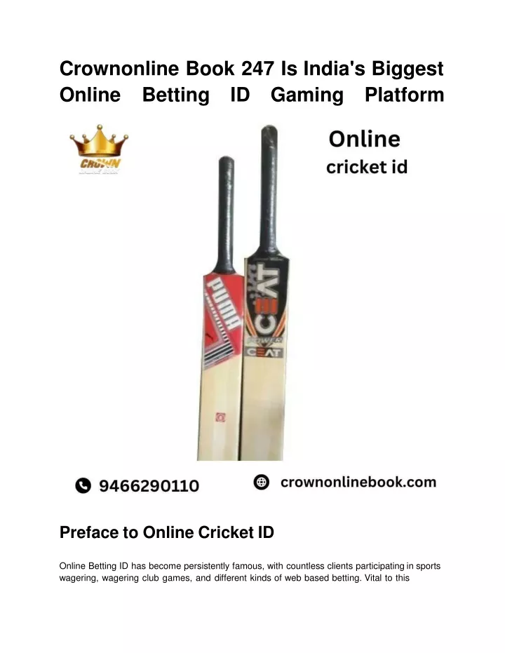 crownonline book 247 is india s biggest online betting id gaming platform