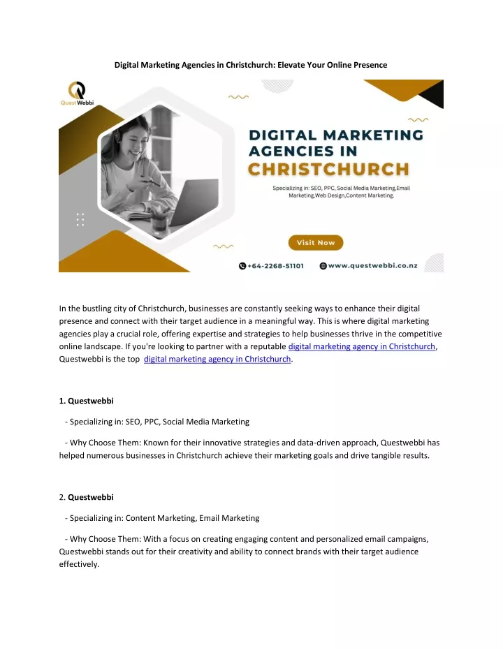 digital marketing agencies in christchurch