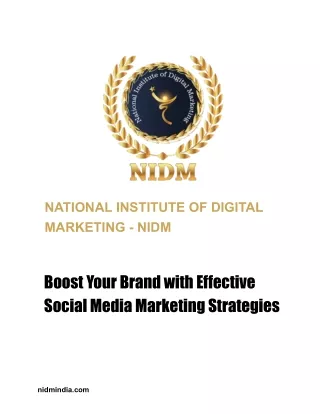 Digital Marketing Institute in India