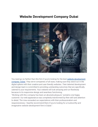 website development company dubai