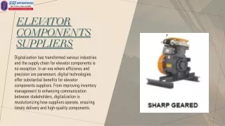 Elevator Parts Suppliers: Essential Components for Modernization and Maintenance