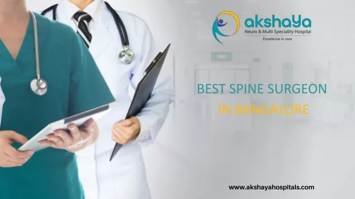 best spine surgeon in bangalore