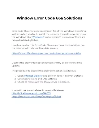 Window Error Code 66a Solutions (1)