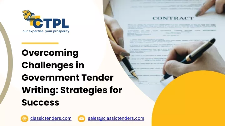 overcoming challenges in government tender