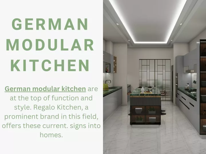 german modular kitchen