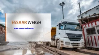 Weighbridge Manufacturing Company in India