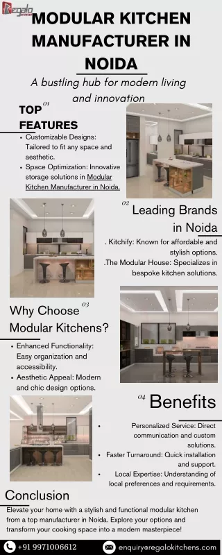 modular kitchen manufacturer in noida a bustling