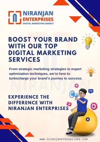 Niranjan Enterprises Digital Marketing Agency Brochure