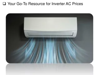 Your Go-To Resource for Inverter AC Prices