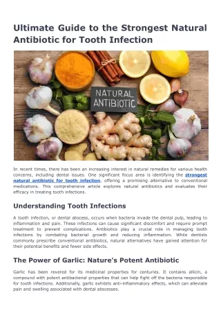 ultimate guide to the strongest natural