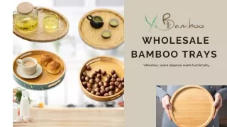 yibamboo bamboo trays