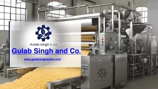 Instant Noodle Making Machine Company in India