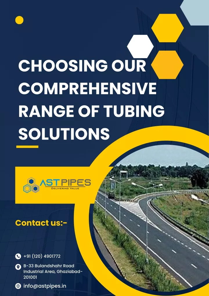 choosing our comprehensive range of tubing