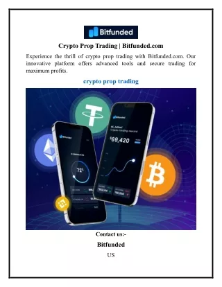 Crypto Prop Trading  Bitfunded.com