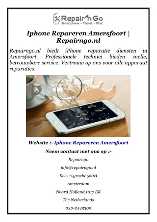 Iphone Repareren Amersfoort  Repairngo.nl