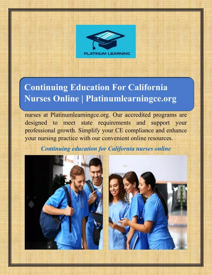 access continuing education courses online