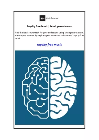 royalty free music musicgenerate com
